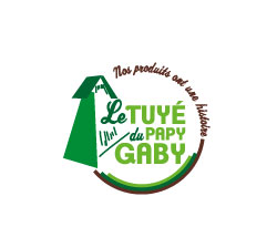 Le logo de Tuyé Papy Gaby, producteur de charcuteries qui vend ses produits à la fromagerie Raisin-Crème à Marseille 13008.